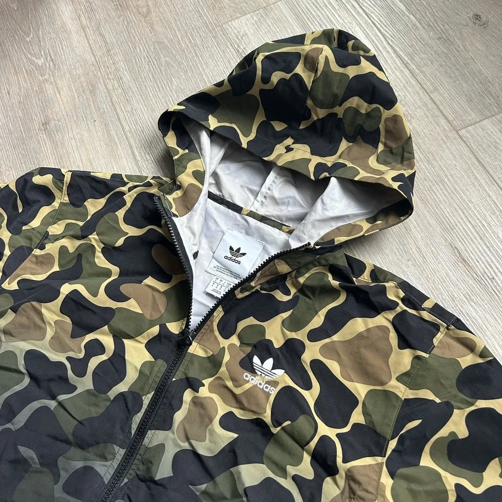 Adidas Originals‎ Camouflage Windbreaker Multicolor CE1545 Men's Size XS